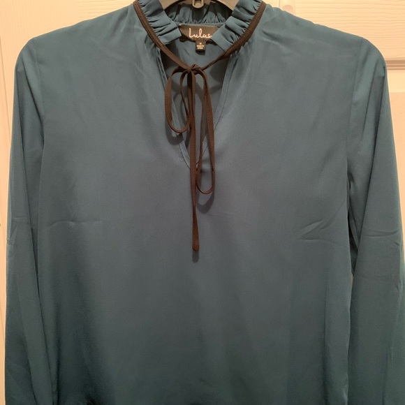 Dark green blouse - Picture 6 of 7